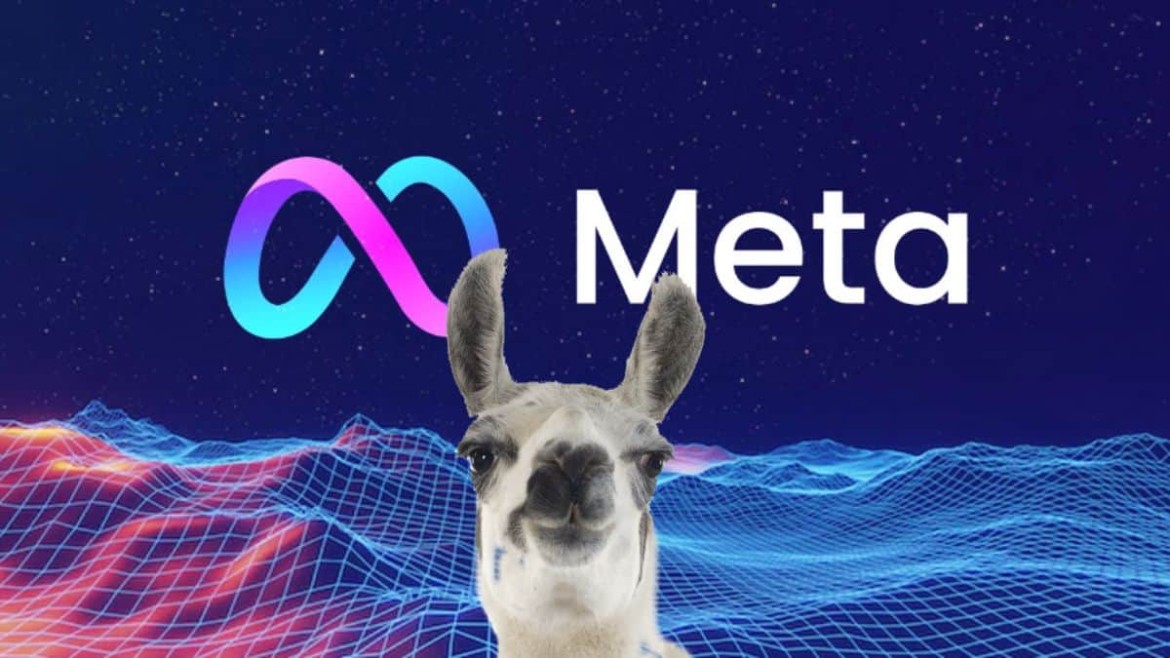Banner do programa Meta Llama Startups para IA generativa em 2025.