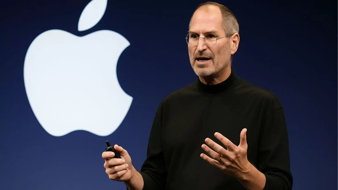 Infográfico explicando o conceito de Steve Jobs sobre visão e minimalismo, mostrando como a simplicidade leva a um foco poderoso e a resultados extraordinários.