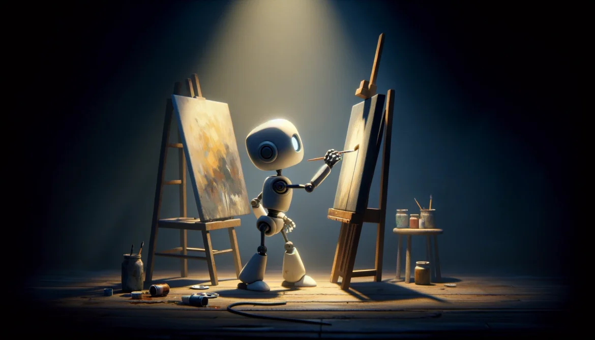 Exemplo visual de artes criadas em diferentes geradores de imagem com inteligência artificial
