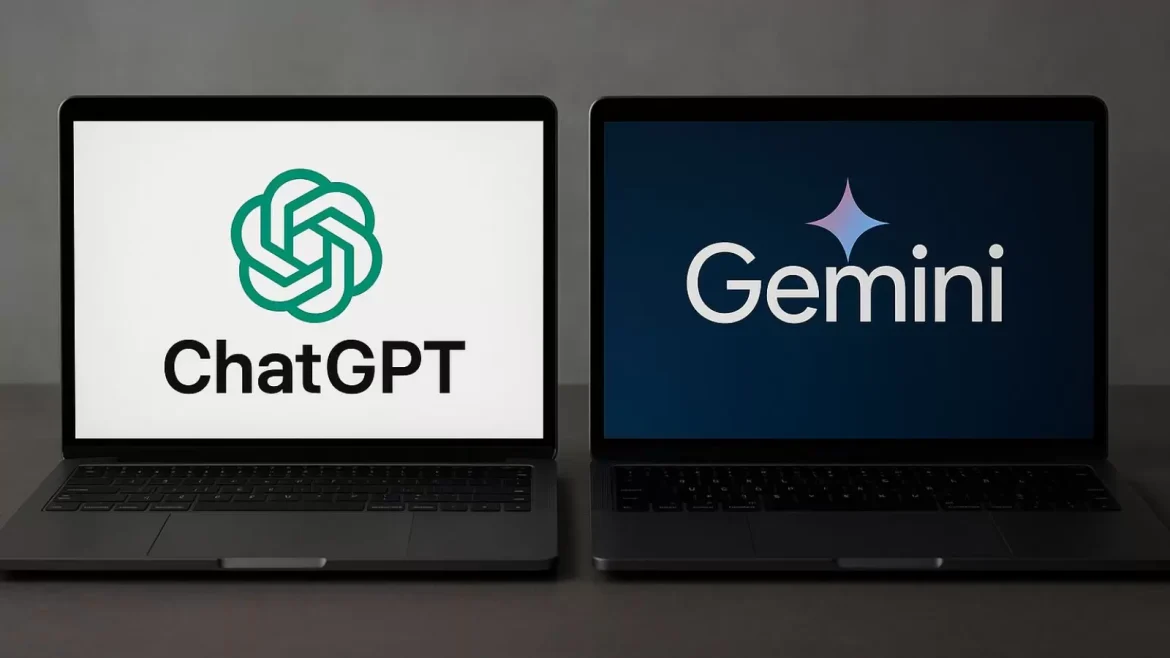 tabela comparando público, modelos e recursos grátis/pagos entre ChatGPT e Gemini