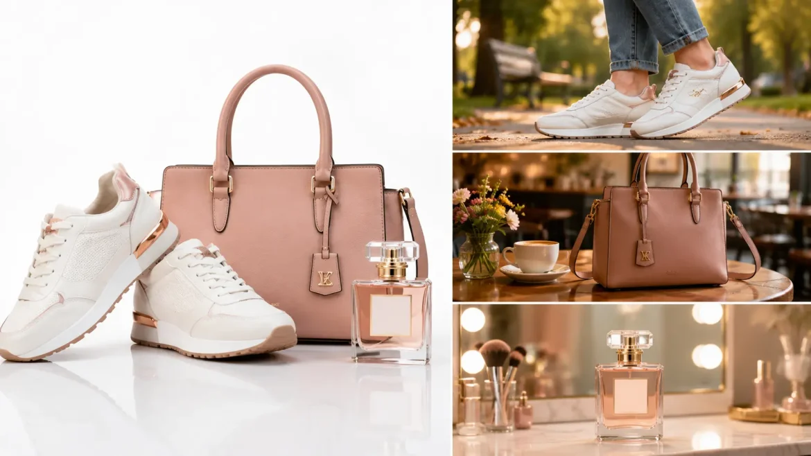 rodutos em fundo branco e lifestyle com prompt foto de produto