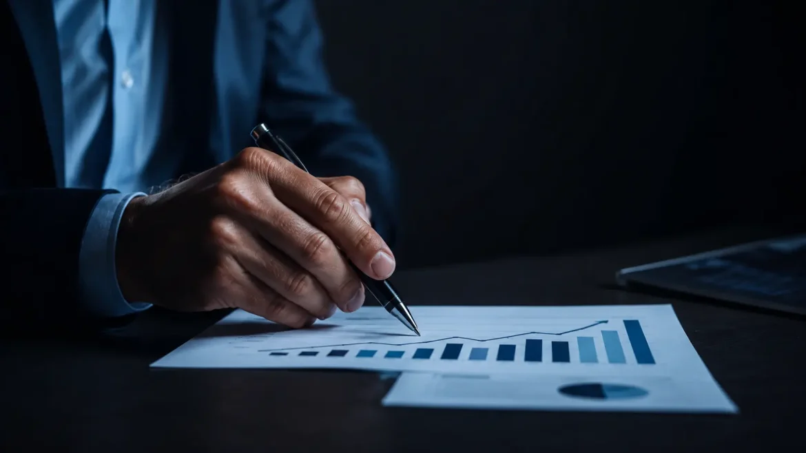 Mão profissional assinando proposta comercial gerada com ChatGPT