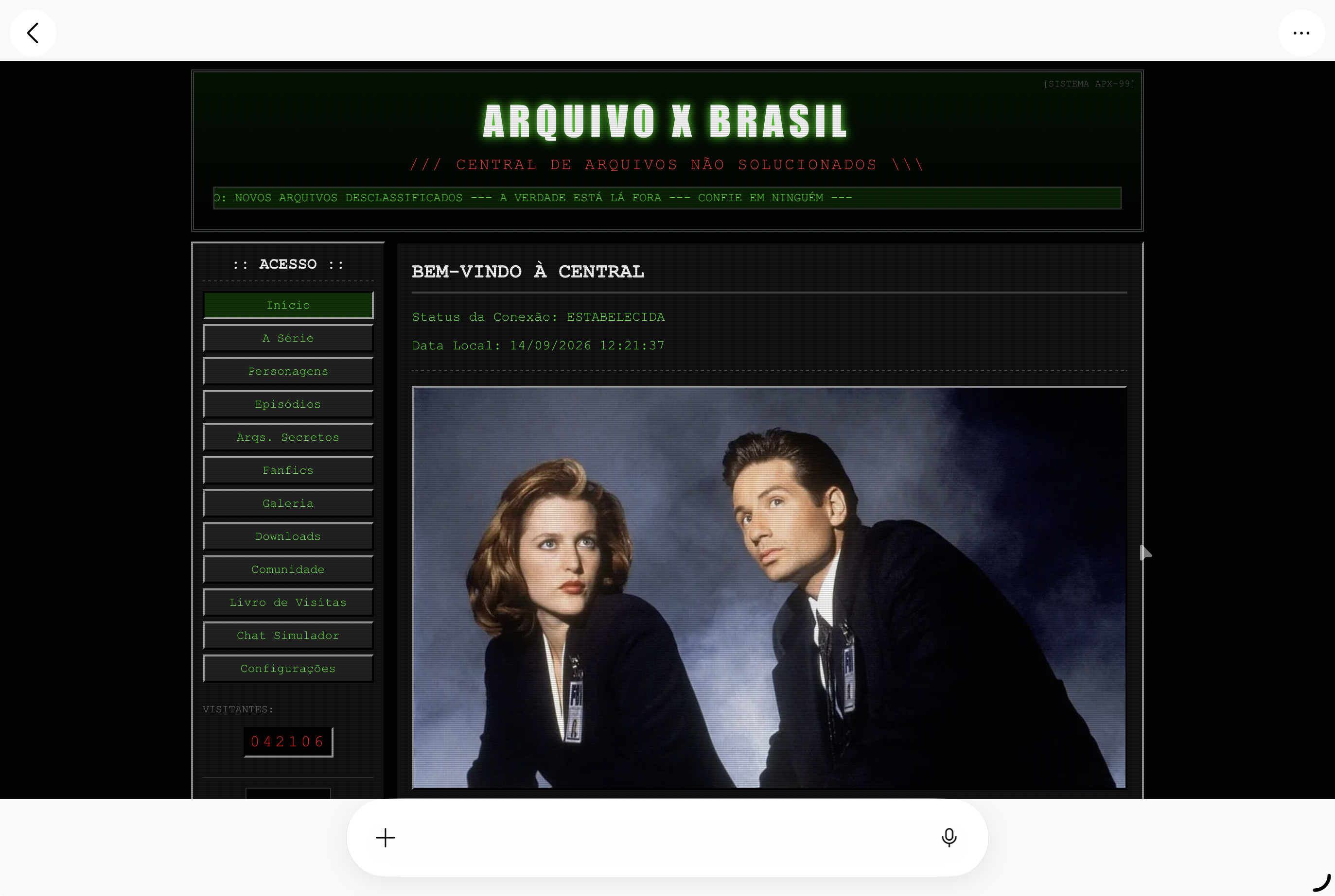 Injeção de links de imagem transformando o portal
