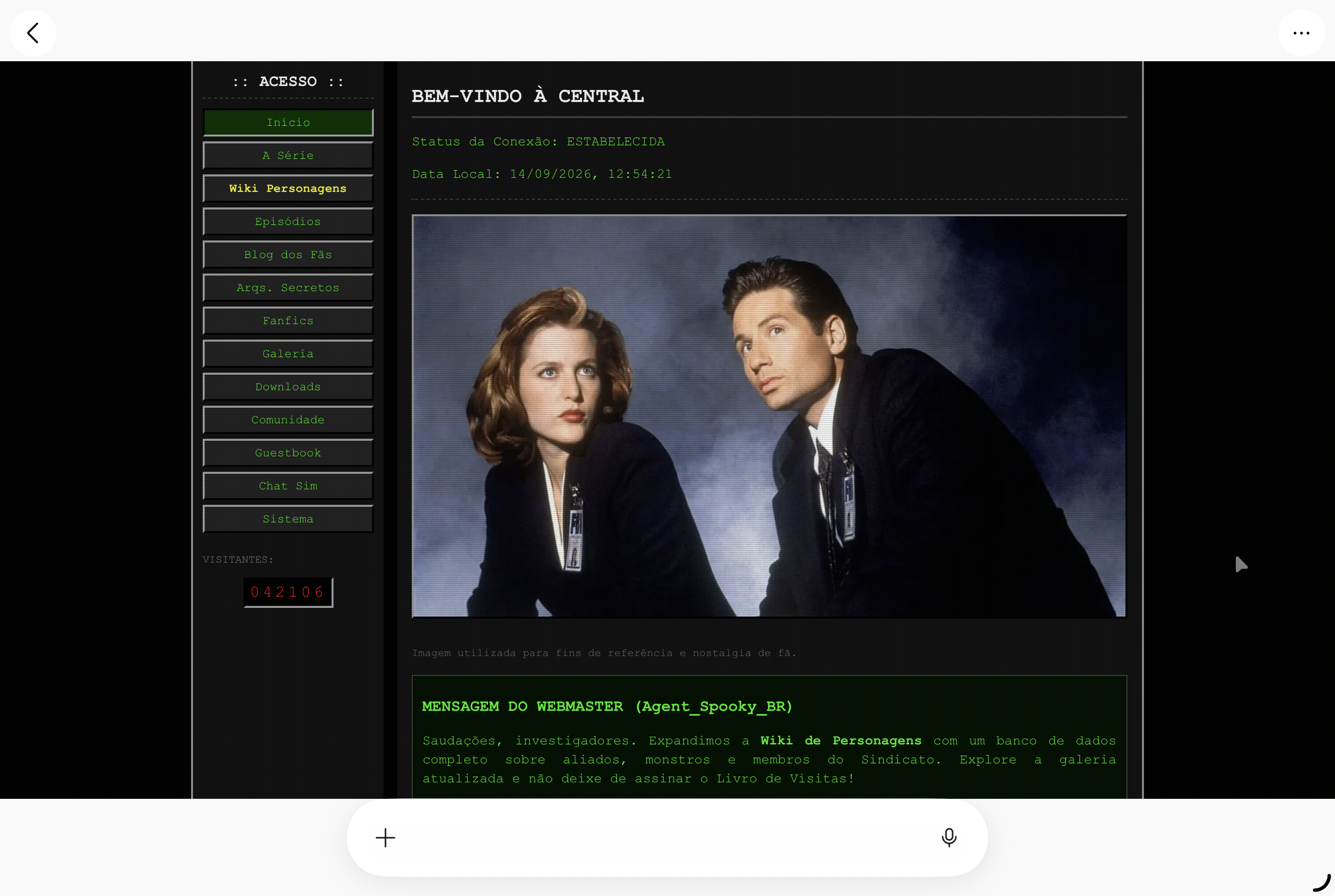 A Wiki massiva de personagens gerada por código