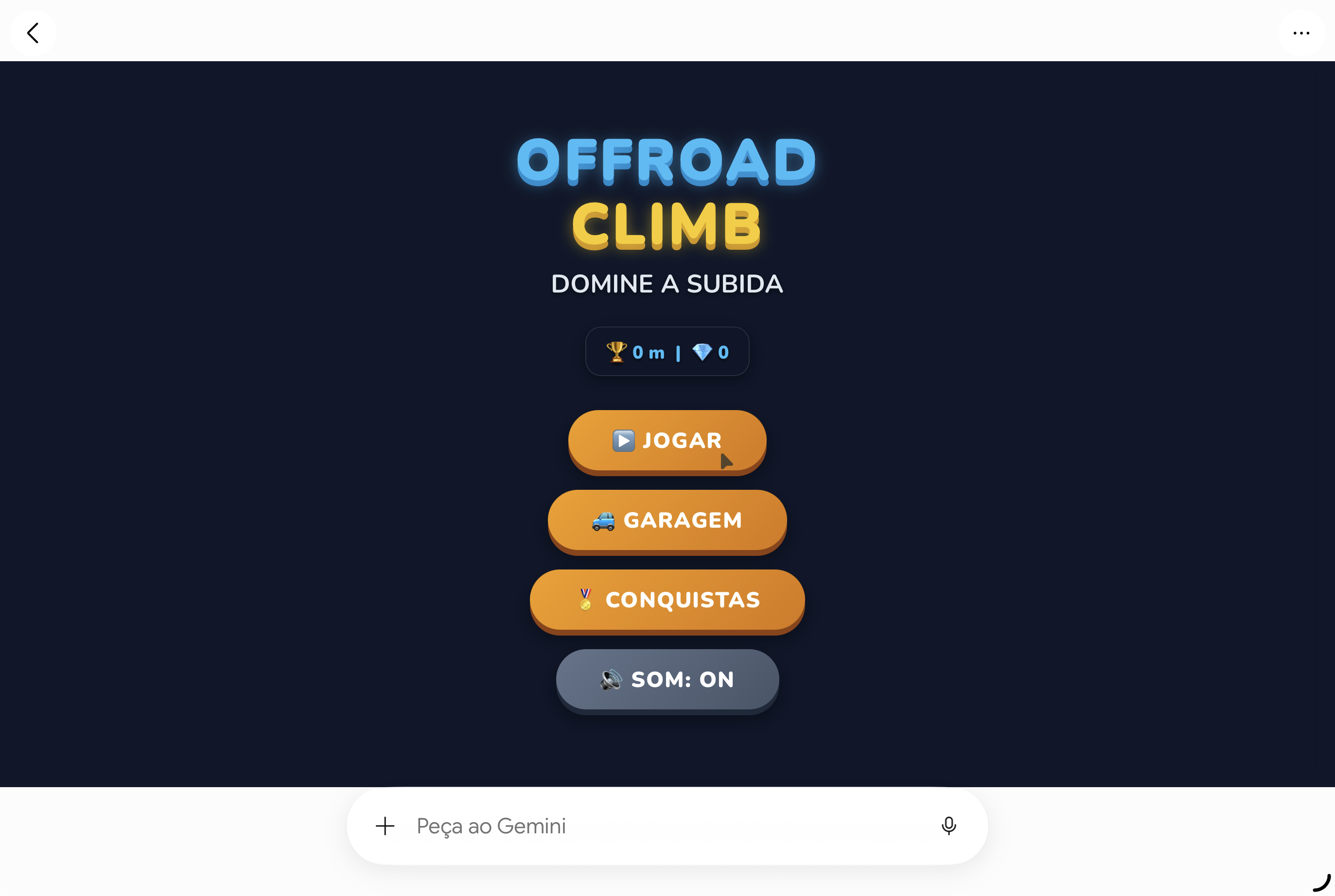 O colapso do jogo na renderização das fases e cenário quebrado