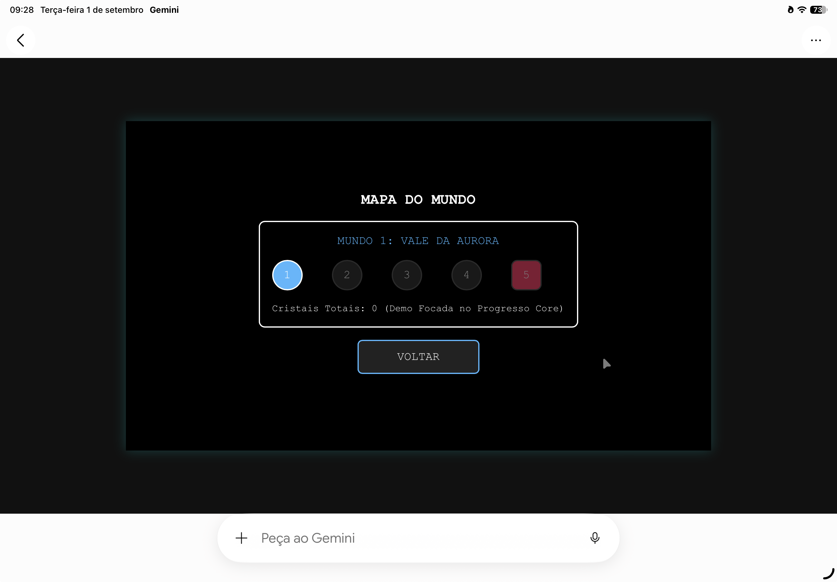 HUD e plataformas
