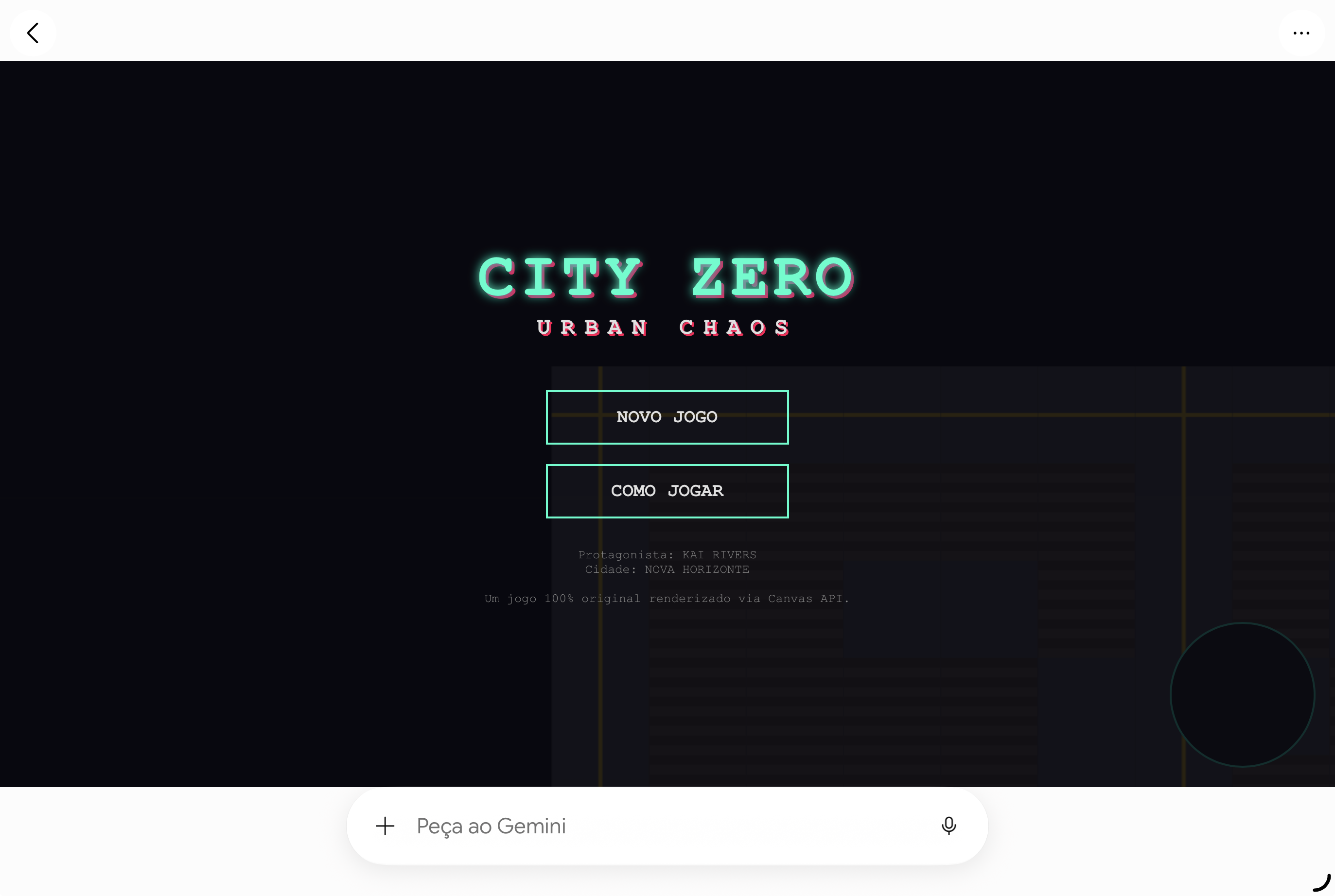 Carros ia a circular no city zero