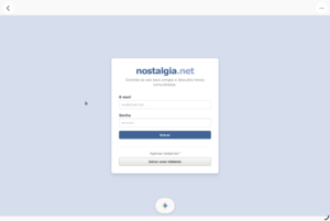 A primeira interface funcional inspirada no layout do orkut