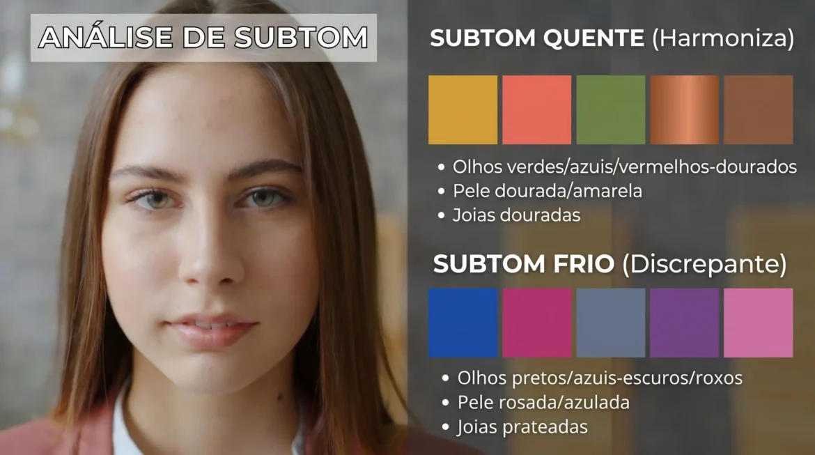 Descubra como usar o Gemini para simular sua paleta de cores pessoal com IA. Veja como testar combinações de roupas, maquiagem e tons que valorizam seu visual.
