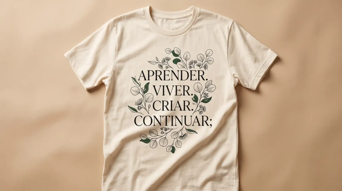 25 prompts em inglês para gerar mockup de camiseta estampada no Gemini. Tipográfico, retrô, minimalista e ilustrado. Só colar a frase. Copie e cole.