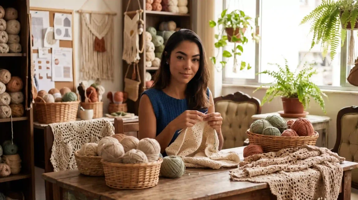 65 prompts em inglês para foto profissional feminina no Gemini: artesanato, papelaria, confeitaria, social media e mais. Preserva identidade e produto.