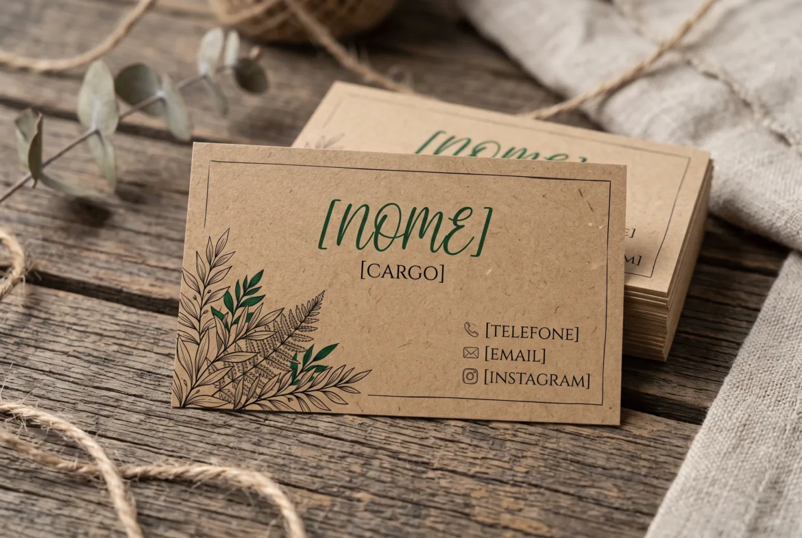 25 prompts em inglês para criar cartão de visita profissional no Gemini com nome, cargo e contatos na arte. Pronto para levar à gráfica. Copie e cole.